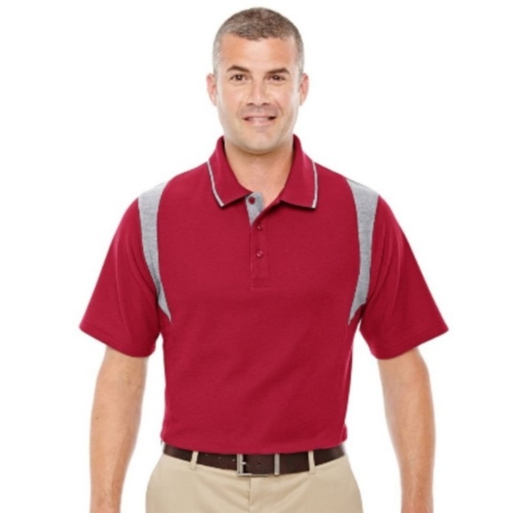 NWT - Devon & Jones‎ Men's Sporty Red Active Golf Shirt